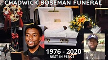 Chadwick Boseman Funeral and Memorial In South Carolina Heart BREAKING ...