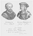 RUDOLPH, Fürst von Anhalt-Zerbst (1576 - 1621). Brustbild nach ...