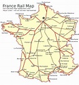 France Rail Map | French Train Itineraries | Mapping France