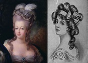 Desabillé | Peinados, Maria antonieta reina de francia, Rizos largos