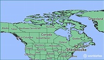Where is Sherbrooke, QC? / Sherbrooke, Quebec Map - WorldAtlas.com