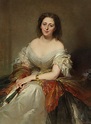 1859 Maria Ricci, Countess Walewska by Louis Edouard Dubufe (private ...