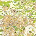 Stadtplan Gütersloh, NRW, Deutschland. Karte und Routenplaner von hot-maps.
