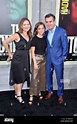 Brian d'Arcy James, his wife Jennifer Prescott and his daughter Grace ...