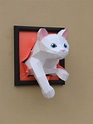 Cat papercraft plantilla de modelo de gato papercraft diy | Etsy