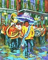 Treme Brass Band Painting by Dianne Parks - Fine Art America