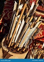 Quiver full of Arrows stock image. Image of weapon, heritage - 83189585
