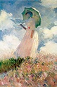Donna con ombrello | Claude Monet | Stampa d'arte