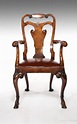 A Fine Antique Walnut Desk Chair By Charles Tozer - Antiques Atlas