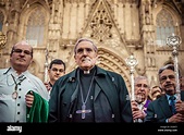 Barcelona, Spain. April 18th, 2014: Lluis Martinez Sistach, Cardinal ...