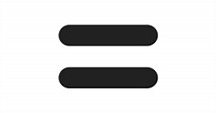 Heavy equals sign free vector icon - Iconbolt
