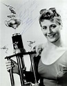 Greta Andersen (USA) Holding Trophy, autographed photo - Channel ...
