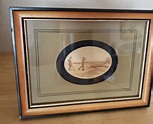 Stephen Barlow Engraving Framed 8 x6" Picture Golfer Vintage Rare ...