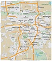 Pretoria Map Tourist Attractions - TravelsFinders.Com
