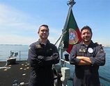Oficial da Marinha do Brasil embarca em navio português - Poder Naval