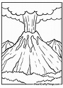 Volcano Coloring Pages To Print - Home Design Ideas