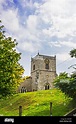 St Andrew's church in Nether Wallop Stock Photo - Alamy