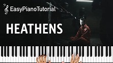 Heathens - Piano Tutorial + Free Sheet Music - YouTube