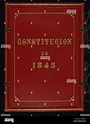 CUBIERTA DE LA CONSTITUCIÓN DE 1845. Ubicación: CONGRESO DE LOS ...