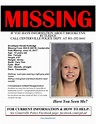 Missing People Poster : Make Missing Person Posters In Minutes ...