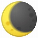 Waning crescent moon emoji clipart. Free download transparent .PNG ...
