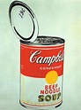 Big Campbell's Soup Can 19c (Beef Noodle), 1962 - Andy Warhol - WikiArt.org