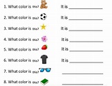 What color is it? activity | Live Worksheets