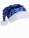 Gorro lentejuelas azul adulto Navidad: Sombreros,y disfraces originales ...