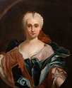 Portrait of Anna Canalis di Cumiana - Countess Of San Sebastiano (1680 ...
