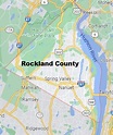 Rockland County on the map of New York 2024. Cities, roads, borders and ...