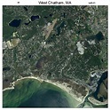 Aerial Photography Map of West Chatham, MA Massachusetts