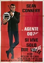 Poster agente 007 si vive solo due volte, italian first edition poster ...
