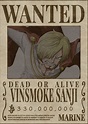 'Sanji Bounty Wanted Poster' Poster by Melvina Poole | Displate ...