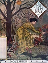 BEAUTIFUL PAINTINGS: Eugène GRASSET Calendrier "La Belle Jardinière" 1896