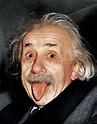 Einstein Jokes - Albert Einstein Sticking Tongue, Humor, and Funny Quotes