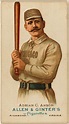 Cap Anson card, 1887 | Old baseball cards, Baseball cards, Baseball history