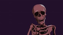 skeleton, Berserk, simple background, skull | 1920x1080 Wallpaper ...