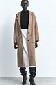 TEXTURED KNIT COAT - Brown / Taupe | ZARA South Africa