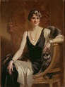 Portrait of Marjorie Merriweather Post wearing a Cartier