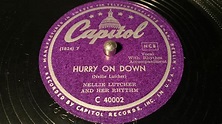 Nellie Lutcher - Hurry On Down - 78 rpm - Capitol C40002 - 1947 - YouTube
