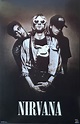 Nirvana Sunglass 1993 Original Black & White Band Poster 24 x 34 ...