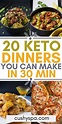 Crunched for time, try these keto dinner recipes that will take you ...