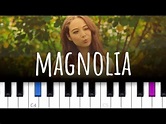 Magnolia ~ Laufey (piano tutorial) - YouTube