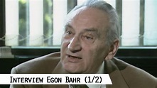 Egon Bahr über die Nachkriegszeit 1945 - 1949 (1/2) - YouTube