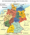 Imagen Alemania - mapa político RFA 2007 - Imágenes Para Imprimir ...