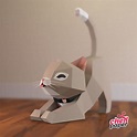 3D Papercraft Gato Gato Plantilla PDF 3D Animales - Etsy México