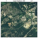 Aerial Photography Map of Upper Marlboro, MD Maryland