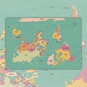 Mapa del Mundo Invertido - Lámina – Mappin