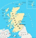 Kaart Schotland England - Vogels