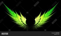 Green Sharp Wings Image & Photo | Bigstock